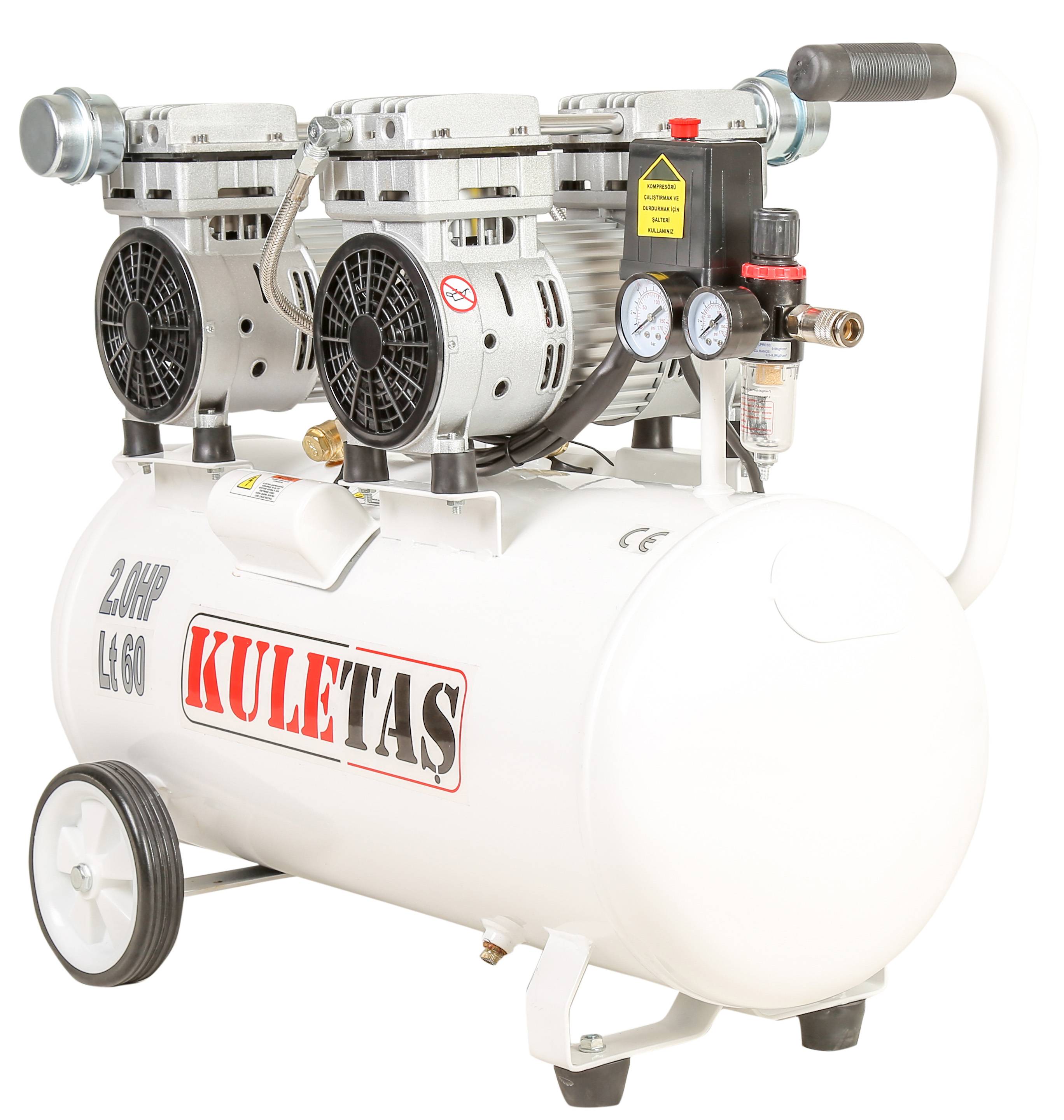 Kuletaş 60 Litre Sessiz Kompresör 